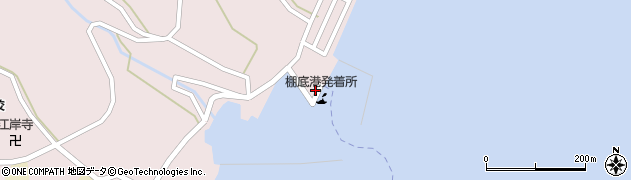 棚底港旅客船ターミナル（栄汽船）周辺の地図