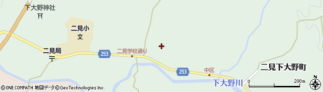 熊本県八代市二見下大野町1937周辺の地図