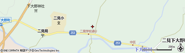 熊本県八代市二見下大野町1957周辺の地図