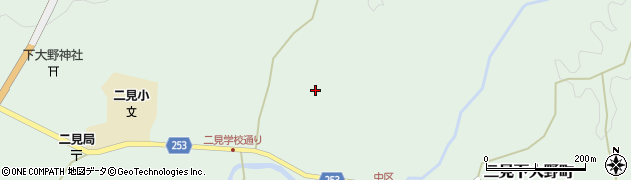 熊本県八代市二見下大野町1995周辺の地図