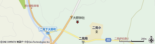 熊本県八代市二見下大野町2411周辺の地図