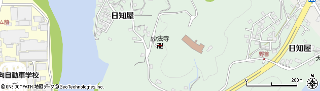 日本山妙法寺周辺の地図