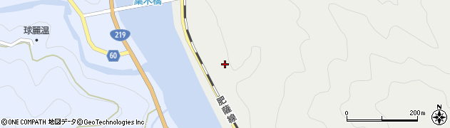 熊本県八代市坂本町葉木1898周辺の地図