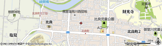 安藤理容店周辺の地図