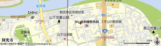 宮児タクシー株式会社　日向・美々津営業所周辺の地図