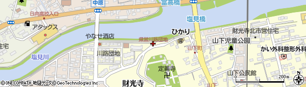 県営川路団地周辺の地図