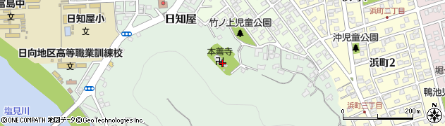 本善寺周辺の地図