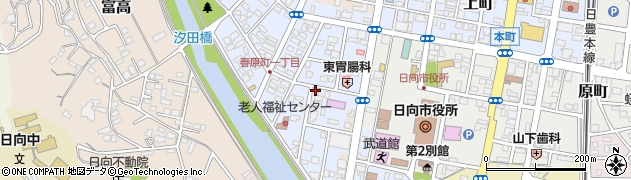 辻・本郷税理士法人日向事務所周辺の地図