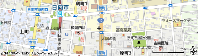 ニッポンレンタカー日向駅前営業所周辺の地図