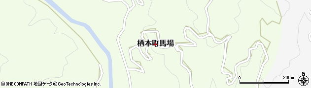 熊本県天草市栖本町馬場周辺の地図