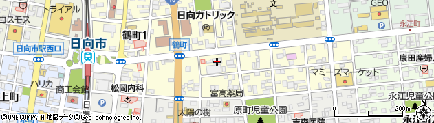 宮崎銀行日向東支店 ＡＴＭ周辺の地図