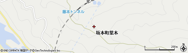 熊本県八代市坂本町葉木周辺の地図