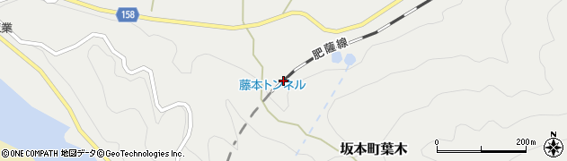 熊本県八代市坂本町葉木4424周辺の地図
