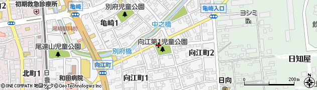 向江町公民館周辺の地図