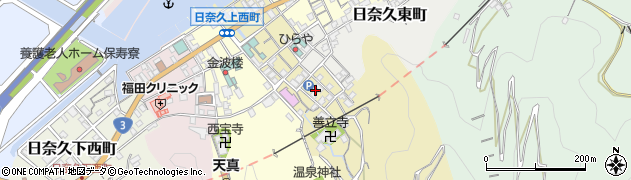 熊本県八代市日奈久中町周辺の地図