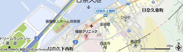 熊本県八代市日奈久中西町465周辺の地図