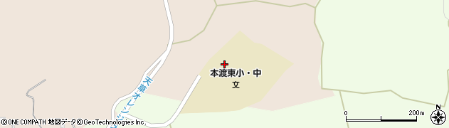天草市立本渡東中学校周辺の地図