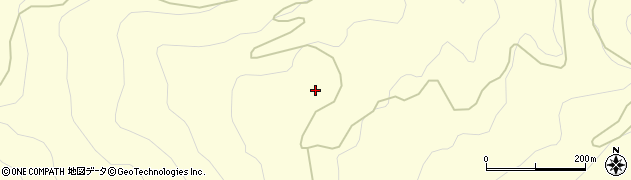 熊本県五木村（球磨郡）長者久保周辺の地図