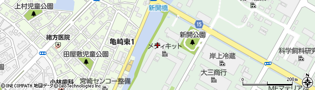 亀崎川周辺の地図