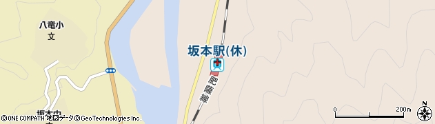 坂本駅周辺の地図