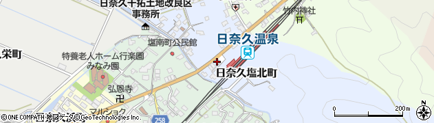 竹屋・釣具店周辺の地図