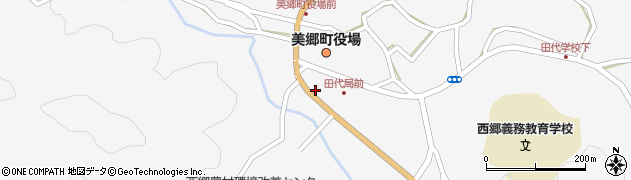 西郷タクシー周辺の地図