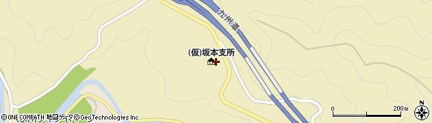 八代広域行政事務組合　八代消防署坂本分署周辺の地図