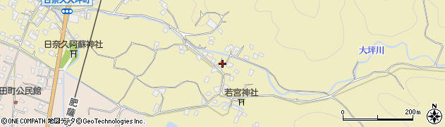 熊本県八代市日奈久大坪町1796周辺の地図