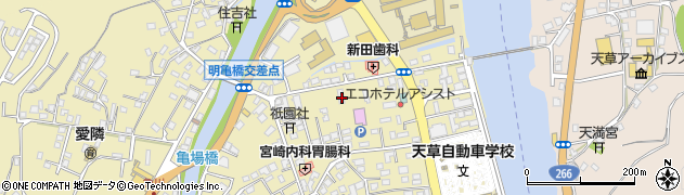 九州電気保安協会（一般財団法人）天草事業所周辺の地図