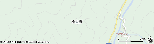 椎葉村　尾向保育所周辺の地図