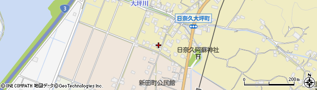 熊本県八代市日奈久大坪町3719周辺の地図