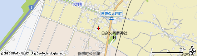 熊本県八代市日奈久大坪町3659周辺の地図