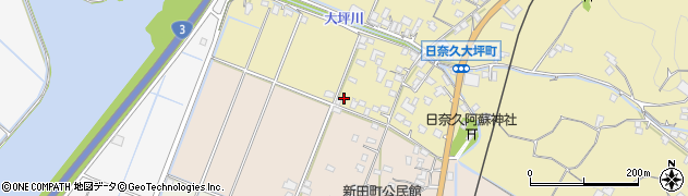 熊本県八代市日奈久大坪町3722周辺の地図