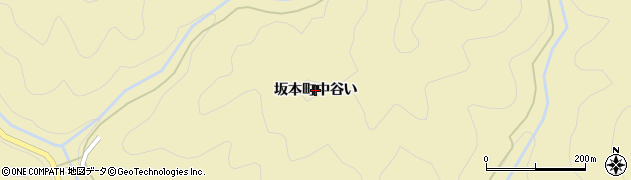 熊本県八代市坂本町中谷（い）周辺の地図