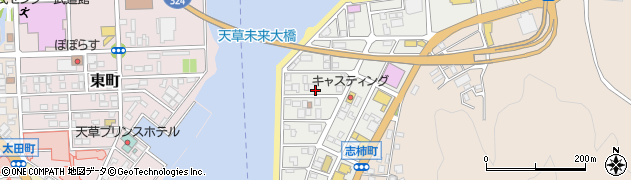 熊本県天草市瀬戸町周辺の地図