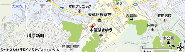 熊本地方裁判所天草支部周辺の地図