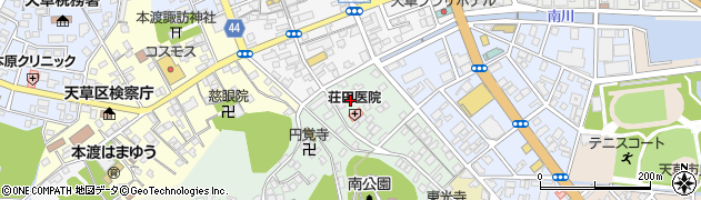 熊本県天草市南町周辺の地図