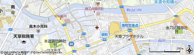天草タクシー株式会社周辺の地図