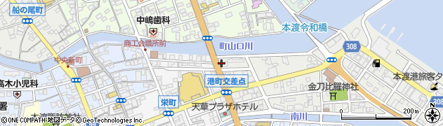 株式会社鶴屋百貨店天草店周辺の地図