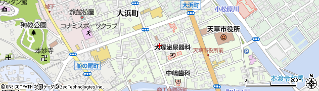 株式会社熊電施設天草支店周辺の地図