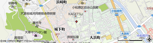 日本キリスト教団天草平安教会周辺の地図