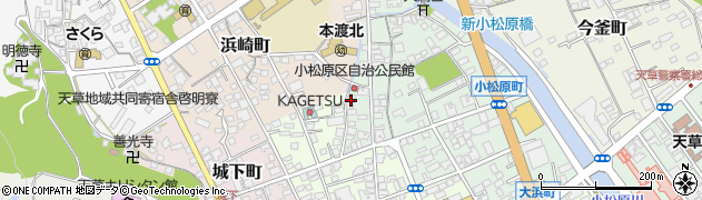 株式会社中九州クボタ　天草営業所周辺の地図