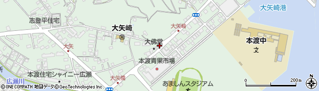 熊本県天草市本渡町広瀬周辺の地図