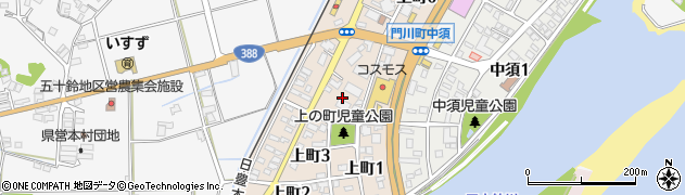 宮崎県門川町（東臼杵郡）上町周辺の地図