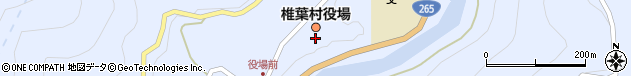 宮崎県東臼杵郡椎葉村周辺の地図