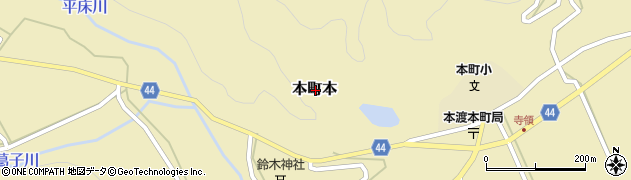 熊本県天草市本町本周辺の地図