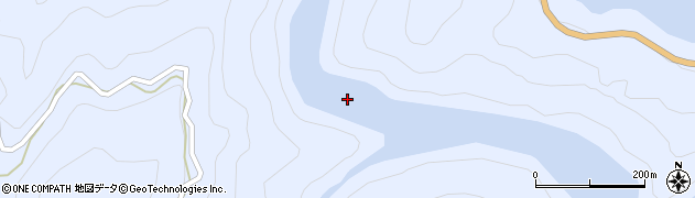耳川周辺の地図