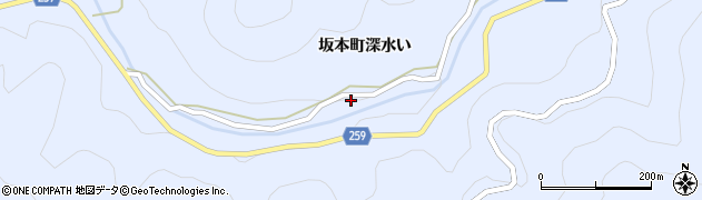 熊本県八代市坂本町深水い1589周辺の地図
