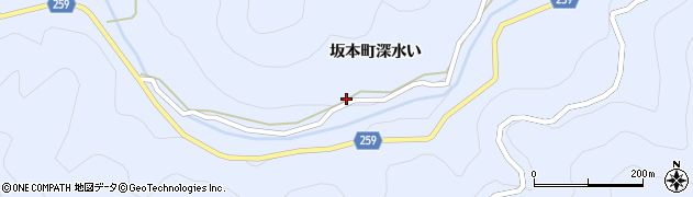 熊本県八代市坂本町深水い1592周辺の地図
