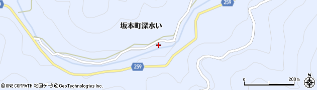 熊本県八代市坂本町深水い1621周辺の地図